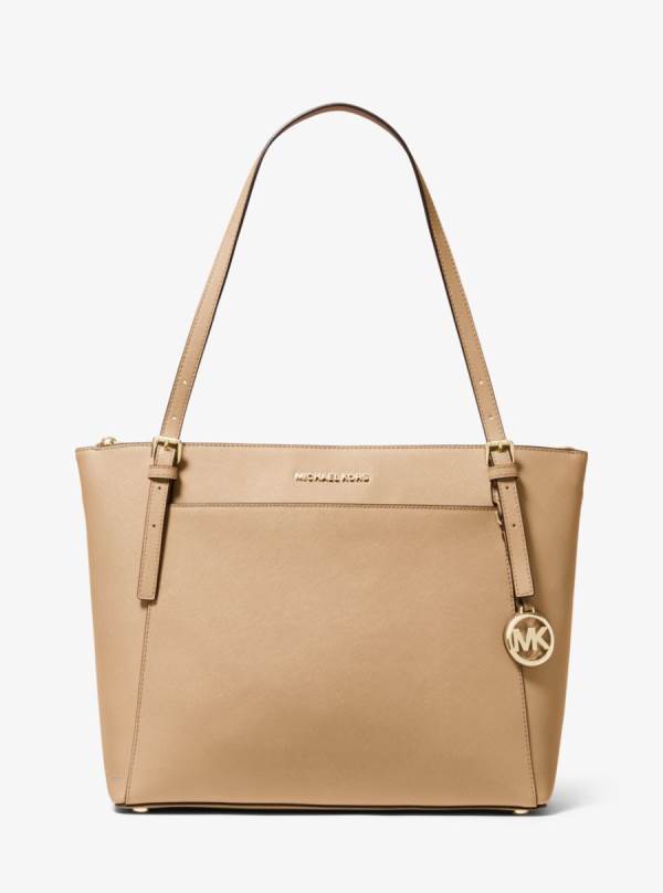 Damske Prenosná Taška Michael Kors Voyager Large Saffiano Leather Hnede - Kabelky Michael Kors Slevy | OPMQS-6934